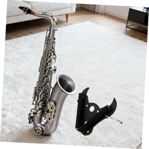 VICASKY Foldable Alto Saxophone Stand Black, Portable Protective Non-slip Saxophone Rack for Performance and Travel, Stable Space-saving Sax Instrument Display Holder in Kuwait