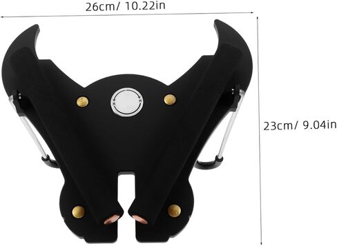 Portable Foldable Metal Saxophone Stand for Alto and Tenor Sax with Anti-slip Base, Compact Universal Sax Holder Rack for Music Practice and Stage Display in Kuwait