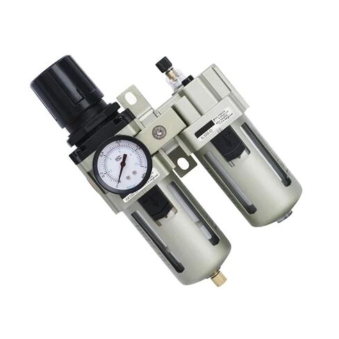 AC2010-02 AC3010-03 AC4010-04 Pneumatic Pressure Regulator Valve Oil Water Separator Manual Drainage for Compressor | AC3010-03 With 12mm,Copper filter in Kuwait
