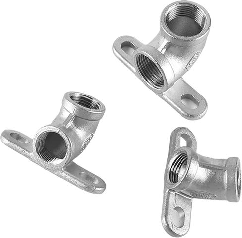 304 Stainless Steel 1/2" 3/4" BSP FemaleThreaded 45° 90 Degree Elbow Butt Joint For Plumbing Fittings(1l2 90 degree) in Kuwait