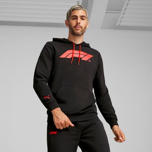 هودي بغطاء رأس بشعار Formula 1 Essentials من PUMA للرجال، أسود SS24، كبير بغطاء رأس بشعار F1 Ess in Kuwait
