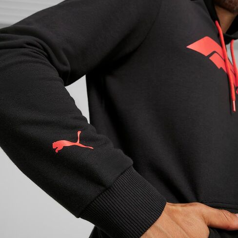 هودي بغطاء رأس بشعار Formula 1 Essentials من PUMA للرجال، أسود SS24، كبير بغطاء رأس بشعار F1 Ess in Kuwait