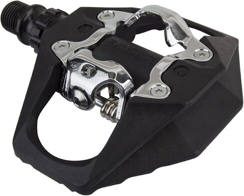 Exustar Pedals MTB Single Clipless PM816-04 Resin Black/Silver Speed - PM816-04 | bike-pedals in Kuwait