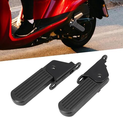 1 زوج دراجة كهربائية الجبهة دواسة سكوتر الجبهة طوي دواسة الساق دعم وسادة سميكة لوح فولاذي Ebike الملحقات in Kuwait