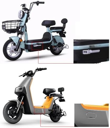 1 زوج دراجة كهربائية الجبهة دواسة سكوتر الجبهة طوي دواسة الساق دعم وسادة سميكة لوح فولاذي Ebike الملحقات in Kuwait