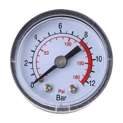 Q2Q4 Pressure Gauge Iron/Plastic for Case Horizontal/Vertical Type Double Scale Gauge in Saudi Arabia