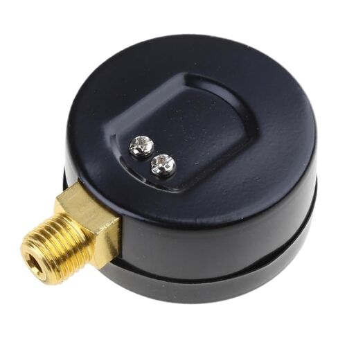 Q2Q4 Pressure Gauge Iron/Plastic for Case Horizontal/Vertical Type Double Scale Gauge in Saudi Arabia