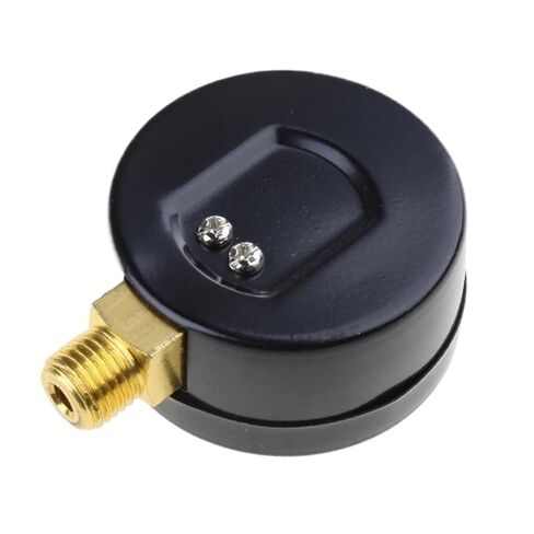 Q2Q4 Pressure Gauge Iron/Plastic for Case Horizontal/Vertical Type Double Scale Gauge in Saudi Arabia