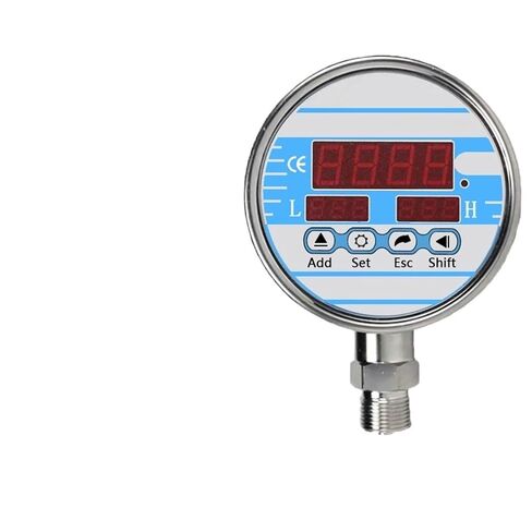 1pc Pressure Gauge with Upper and Lower Limit Control -1bar-40bar Pressure Sensor Switching Output Electric Contact Pressure Gauge(M20-1.5,0-20bar) in Saudi Arabia
