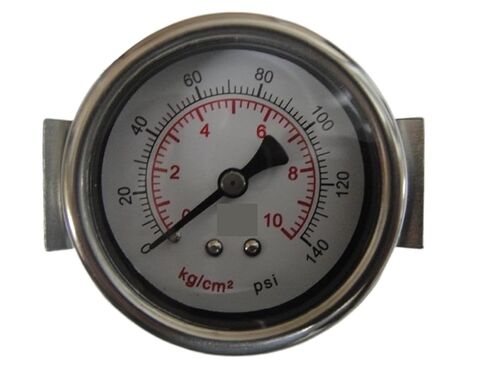 4pcs/lot Y40-ZV 1.5" 40mm 140psi Pressure Gauge,10kg/cm2 Manometer,PT1/8 Back Thread with U-clamp in Saudi Arabia