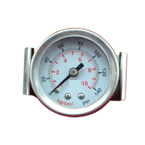 1pc Y40-ZV 1.5" 40mm 140psi Pressure Gauge,10kg/cm2 Manometer,PT1/8 Back Thread with U-clamp(0-1KG 0-14PSI) in Saudi Arabia