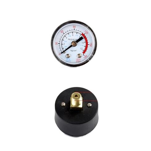 Pressure Gauge Instrument Y40 axial Plastic case Iron case air Compressor Accessories high-Precision Gauge Head(Y40 Iron Shell) in Saudi Arabia