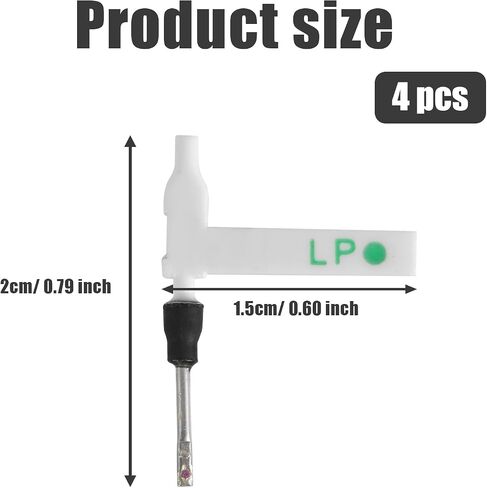 4pcs BSR Needle Stylus, Double-sided Record Player Needle Replacement Phonograph Record Player Stylus Turntable Stylus for BSR ST-16 ST-17 in Kuwait