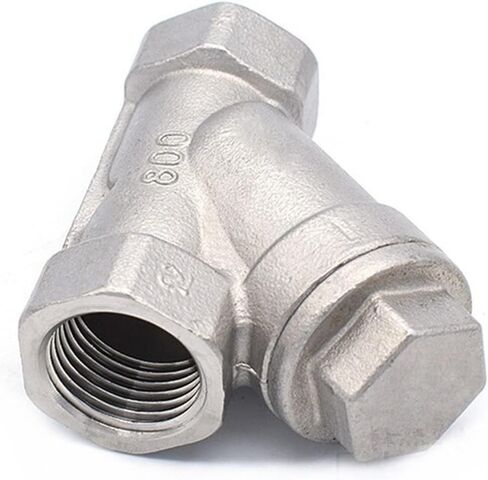 BSP 1/2 3/4 1 1-1/4 1-1/2 Inch Female Inline Y Mesh Strainer Threads Filter 304 Stainless Steel Filter Valve(DN20) in Kuwait