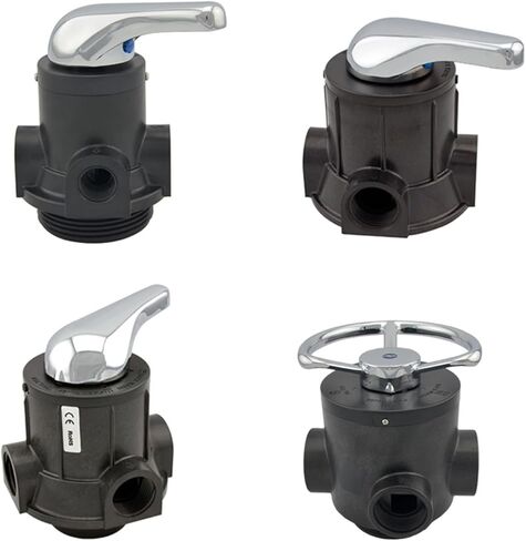 F56 Series Manual backwash Activated Carbon Filter Valve F56A/F56E/F56F ABS/PPO Multi-Port Valve for Water Treatment System(F56F1) in Kuwait