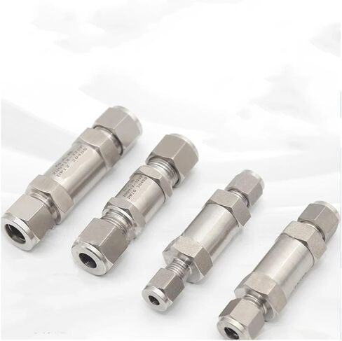 1pcs 1/8" 1/4" 3/8" 1/2" 3 6 8 10 12 14-32mm Compression Tube 304 Stainless Steel Filter Valve High Pressure(3l8 Inch) in Kuwait