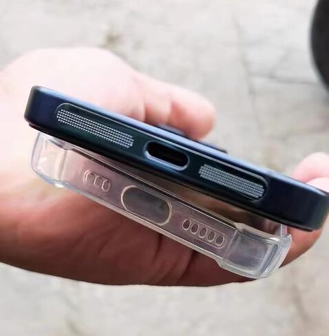 for iPhone 17 Earpiece Speaker Mesh Anti Dust Proof Adhesive Cover - 4pcs/Black- Compatible with 16 Pro Max /16 Pro/iPhone 15 Pro / 15 Pro Max in Kuwait