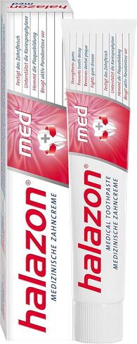 Halazon Med Toothpaste 75 ml (2.53 fl oz) – Gum Care Toothpaste for Sensitive Gums – Gentle Daily Oral Care – Supports Gum Comfort – German Oral Care Brand in Saudi Arabia
