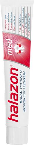 Halazon Med Toothpaste 75 ml (2.53 fl oz) – Gum Care Toothpaste for Sensitive Gums – Gentle Daily Oral Care – Supports Gum Comfort – German Oral Care Brand in Saudi Arabia