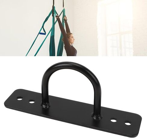 HERCHR 300KG/661LBS Battle Ropes Anchor, Heavy Duty Iron Wall Ceiling Mount Anchor Bracket, Stable Secure Anchor Hook with Expansion Bolts, Fitness Suspension Anchor for Rope in Kuwait