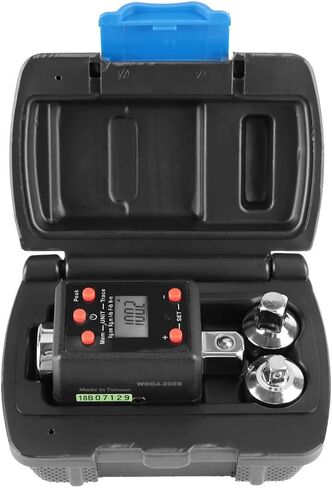 1/2" Drive 10-200Nm Digital Torque Wrench Adaptor with 1/4" & 3/8" Socket Adapter in Kuwait