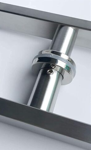 ty Stainless Steel Push Pull Door Handle Square Tube Design for Wooden Doors Durable 1200x800mm Commercial Grade Hardware in Saudi Arabia