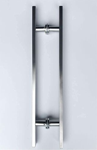 ty Stainless Steel Push Pull Door Handle Square Tube Design for Wooden Doors Durable 1200x800mm Commercial Grade Hardware in Saudi Arabia