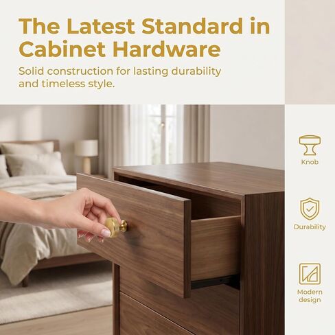 10 Pack Champagne Bronze Cabinet Knobs, Knurled Kitchen Cabinet Knobs for Dresser Drawers, Solid Metal Round Drawer Pulls, Gold Hardware for Cupboard and Wardrobe, 1.2 Inch Diameter (Champagne Gold) in Saudi Arabia