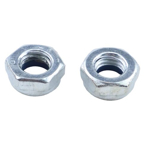 2X M10x1.5 Hexagonal Lock Nut M85516 Compatible with John Deere 100 300 400 500 700 X300 X500 X700 Series and More in Kuwait