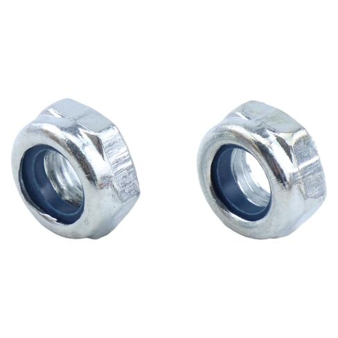 2X M10x1.5 Hexagonal Lock Nut M85516 Compatible with John Deere 100 300 400 500 700 X300 X500 X700 Series and More in Kuwait