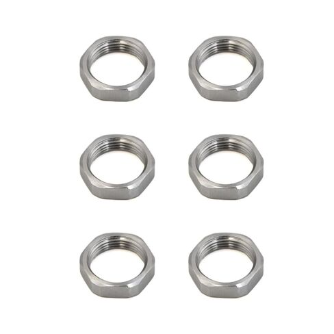 6 Pack 5/8-24 Jam Nut Harden Stainless Steel Hex Lock Nuts in Kuwait