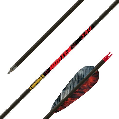 Gold Tip Hunter Arrows with 4-Inch Vane (Pack of 6) in Saudi Arabia