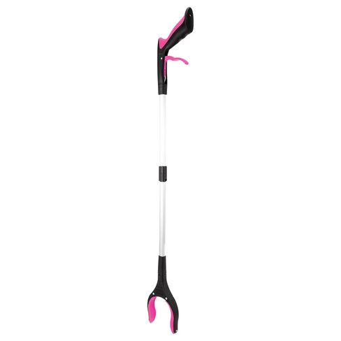 NOLITOY Foldable Trash Picker Grabber Tool, Portable Purple Waste Clamp with Quick Litter Clip, Pincher Grab Tool for Sanitation and Home Cleaning, Ergonomic Reach Assist in Kuwait