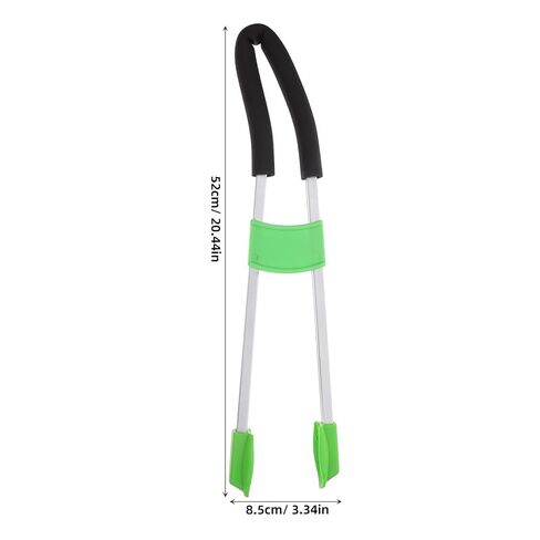 Healeved Multifunctional Small Garbage Grabber Tool with Long Handle, Green Trash Picker Upper Grabber Reacher Tool for Outdoor and Indoor Litter Pickup and Sanitation Cleaning in Kuwait