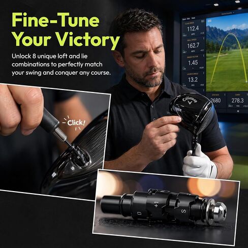 كم محول عمود الجولف .335 متوافق مع Callaway Quantum وElyte وAi Smoke وParadym وEpic وRogue ST وMAVRIK وGreat Big Bertha و816/815/814 XR Drivers وFairway Woods in Kuwait