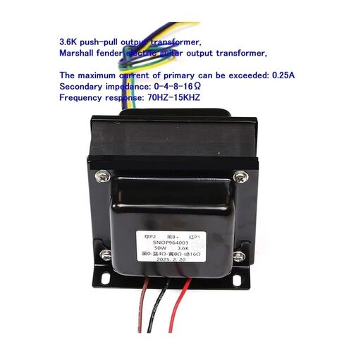 Amplifier Output Transformer 3.6K 50W EL34/6L6/5881 Push-Pull Amplifier Output Transformer, Electric Guitar Output Transformer in Kuwait