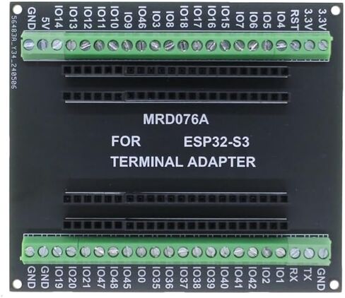 ESP32-S3 لوحة درع المسمار، 44 دبابيس GPIO 1 إلى 3 لوحة توسيع لمحول طرفية موصل ESP32-S3 GPIO in Kuwait