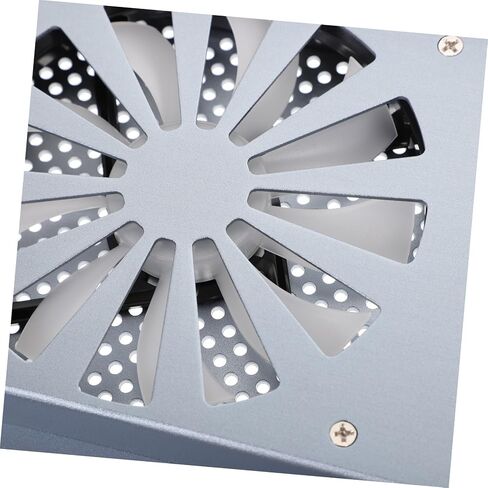 DOITOOL Radiator Bracket Cooling Laptop Fan Cooler Portable Gaming Pad Stand Notebook Grey Aluminum Alloy in Saudi Arabia