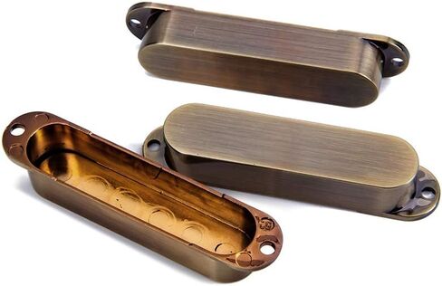 Alnicov 3PCS 82MM Pickups Covers，ABS Closed Shell，Electric Guitar Single Coil Pickup Covers in Kuwait