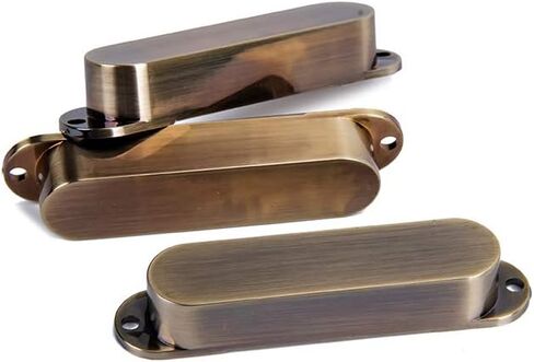 Alnicov 3PCS 82MM Pickups Covers，ABS Closed Shell，Electric Guitar Single Coil Pickup Covers in Kuwait