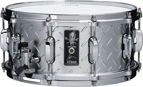 Tama Lars Ulrich Signature Snare Drum - 6.5 x 14-inch - Diamond-plated Steel in Kuwait
