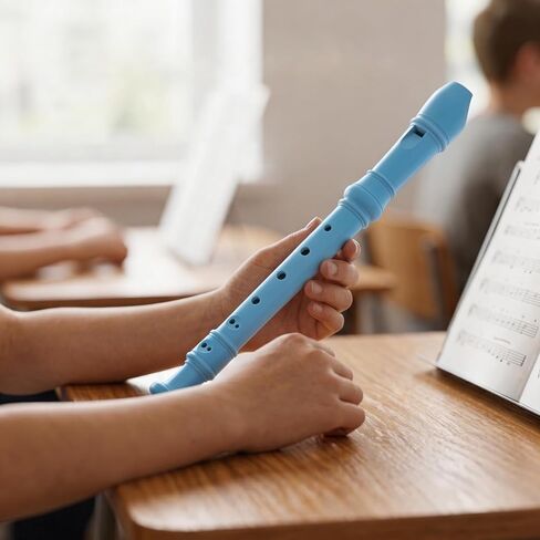 30 حزمة من 8 أدوات تسجيل سوبرانو، مسجلات موسيقية ألمانية مع قضبان تنظيف، مزامير متساقطة لممارسة المبتدئين، فئة الموسيقى in Kuwait