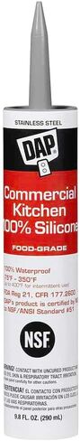 12 Pack of 9.8 oz Dap 08660 Commercial Kitchen Stainless Steel 100% Silicone Sealant in Saudi Arabia
