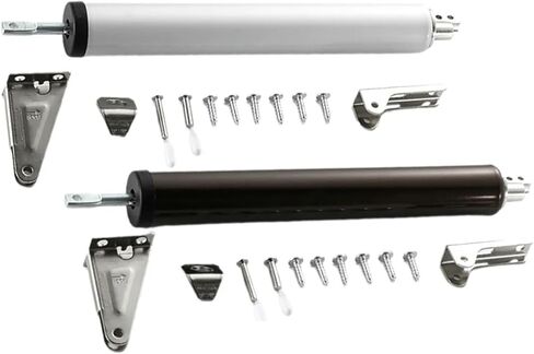 Aluminum Alloy Door Soft Close 35KG Positioning Metal Closer Closers Furniture Hardware(Silver) in Kuwait