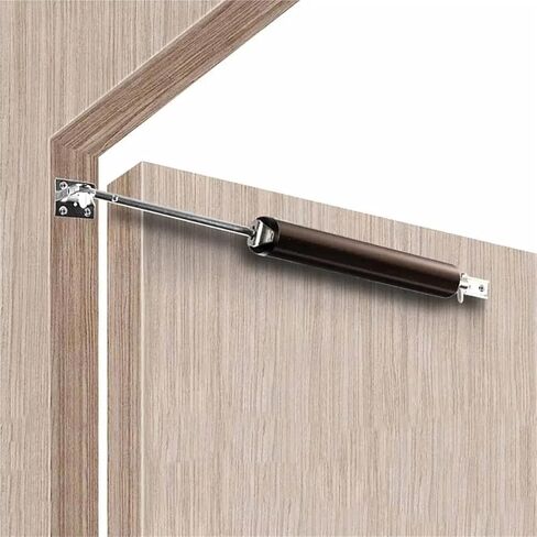 Aluminum Alloy Door Soft Close 35KG Positioning Metal Closer Closers Furniture Hardware(Silver) in Kuwait