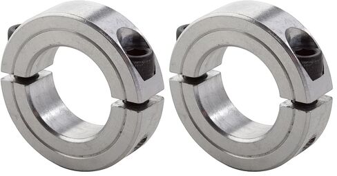 طوق تثبيت من قطعتين من الألومنيوم من Climax Metal 2C-100-A، مقاس تجويف 1 بوصة، OD 1-3/4 بوصة، مع برغي مجموعة 1/4-28 × 5/8 in Kuwait