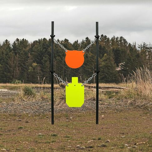 Highwild T-Post Target Hanger (Bald Eagle Style) | AR500 Targets Hanging Chain with S-Hook in Kuwait