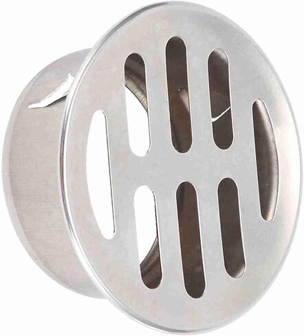 Dpofirs Stainless Steel Floor Drain Covers, Round Balcony Rooftop Grating Lid Anti Clogging, Quick Installation Adjustable Angle Flat Cover for Outdoor Drainage Bathroom Kitchen, 10Pcs in Kuwait