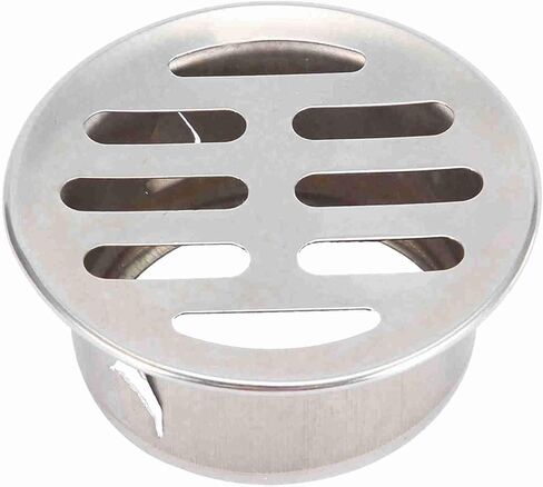 Dpofirs Stainless Steel Floor Drain Covers, Round Balcony Rooftop Grating Lid Anti Clogging, Quick Installation Adjustable Angle Flat Cover for Outdoor Drainage Bathroom Kitchen, 10Pcs in Kuwait