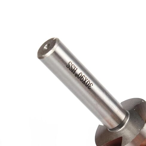 1Pcs 4.5-50mm 3 Flute 90 Degree HSS M2 6542 Countersink Chamfering Tool Drill Bits for Stainless Steel Aluminum Alloy(30mm) in Kuwait